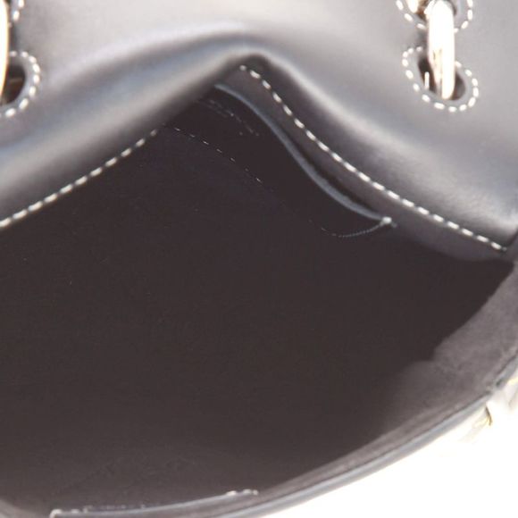 Burberry DK88 Top Handle Bag Printed Leather Mini Black, Multicolor - Picture 6 of 7